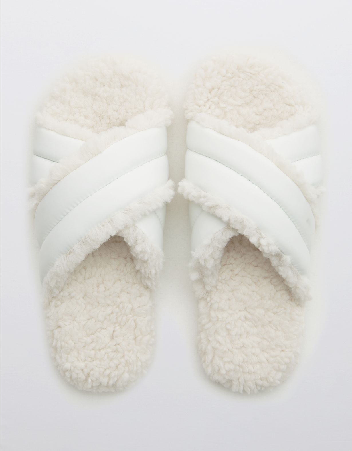 OFFLINE By Aerie Quilted Puffer Slides