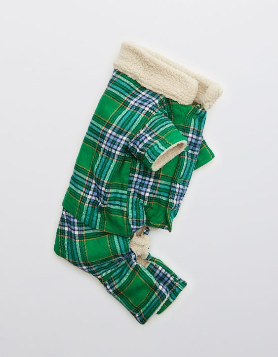 OFFLEASH By Aerie Flannel Dog Pajamas