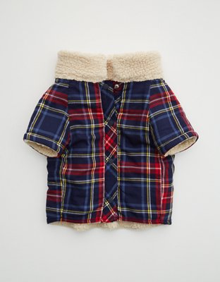 Женские рубашки Aerie OFFLEASH By Aerie Flannel Dog Shirt — фото 3