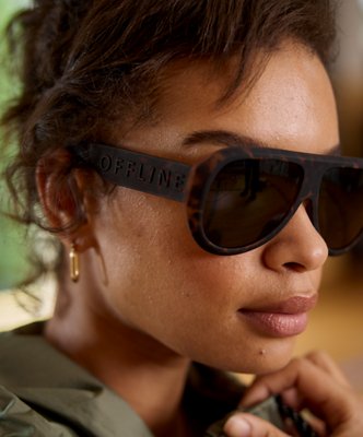 OFFLINE By Aerie Pilot Sunglasses