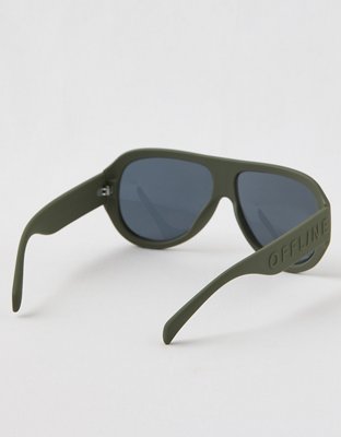 OFFLINE By Aerie Pilot Sunglasses
