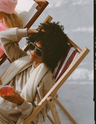 OFFLINE By Aerie Pilot Sunglasses