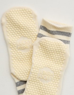 LUCKY HONEY Boyfriend Grip Socks