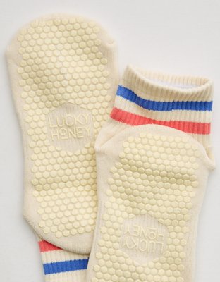 LUCKY HONEY Boyfriend Grip Socks