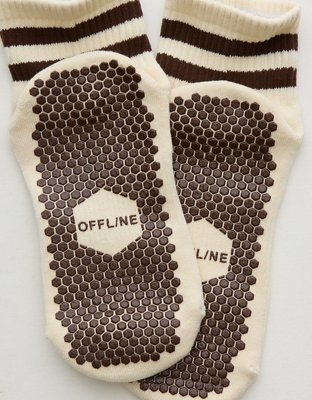 OFFLINE By Aerie x LUCKY HONEY Boyfriend Grip Socks