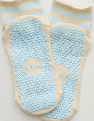 OFFLINE By Aerie x LUCKY HONEY Boyfriend Grip Socks