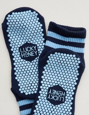 LUCKY HONEY Boyfriend Grip Socks