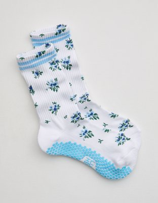 LUKCY HONEY Flower Grip Socks