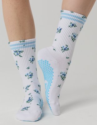 LUKCY HONEY Flower Grip Socks