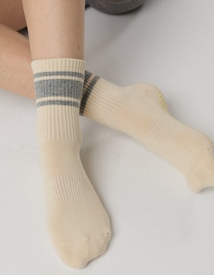 LUCKY HONEY Crew Grip Socks