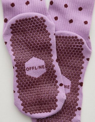OFFLINE By Aerie x LUCKY HONEY Crew Grip Socks | OFFLINE