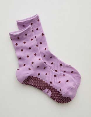 OFFLINE By Aerie x LUCKY HONEY Crew Grip Socks | OFFLINE