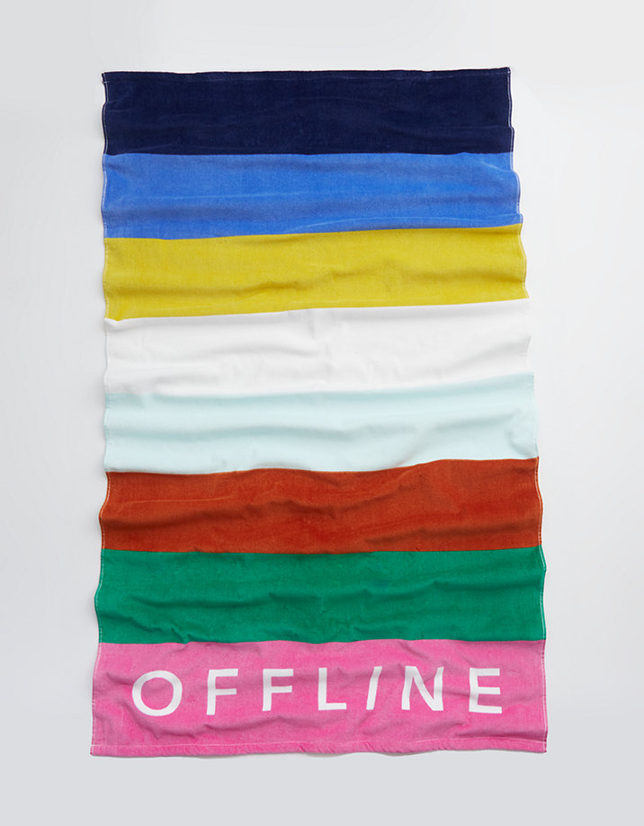 OFFLINE By Aerie Beach Towel