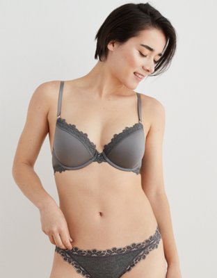 Aerie Real Power Plunge Push Up Bra