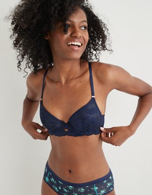 Aerie Real Power Plunge Push Up Bra