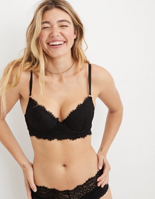Aerie Black Push Up Bra, 34B Size 34 B - $14 (68% Off Retail) - From Casey