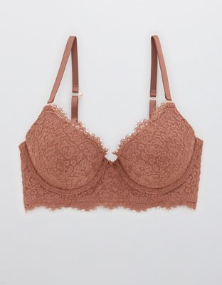 Aerie Real Power Plunge Push Up Bra
