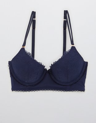 Aerie Brooke Lace Padded Push Up Bra 36A Blue Size 36 A - $19 (67% Off  Retail) - From Sophie