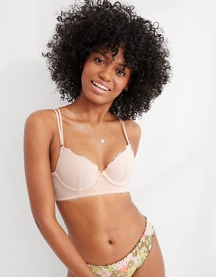 Aerie Real Power Plunge Push Up Bra