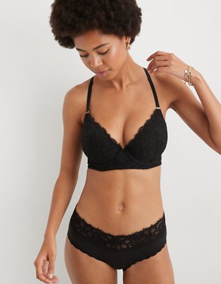 Sunnie Demi Push Up Bloom Lace Cross Dye Bra