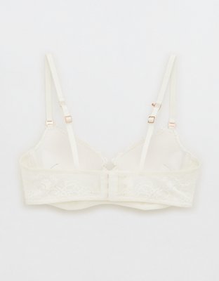 Show Off Bra de Encaje Eyelash con Escote Profundo y Pushup