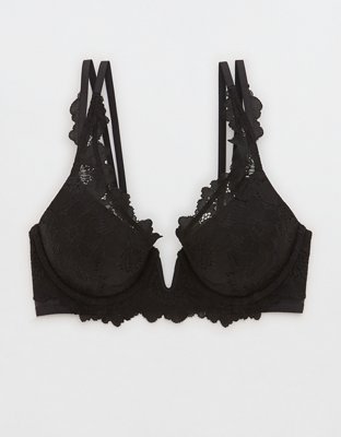 Aerie Real Power Plunge Push Up Bra