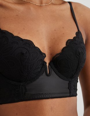 Show Off Plunge Push Up Rooftop Garden Lace Bra