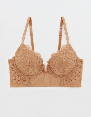 Show Off Plunge Push Up Rooftop Garden Lace Bra