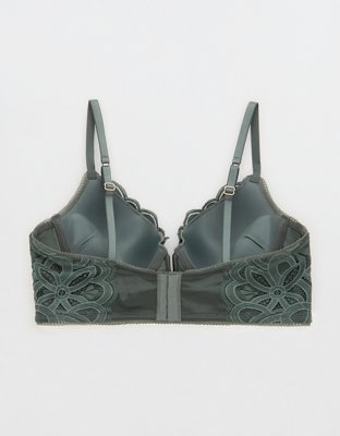 Show Off Plunge Push Up Rooftop Garden Lace Bra