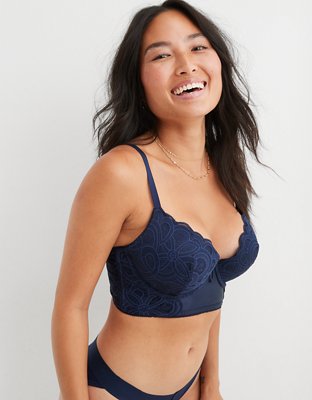 Show Off Plunge Push Up Rooftop Garden Lace Bra