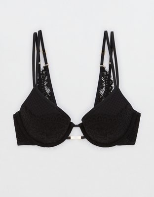 Show Off Plunge Push Up Lace Bra
