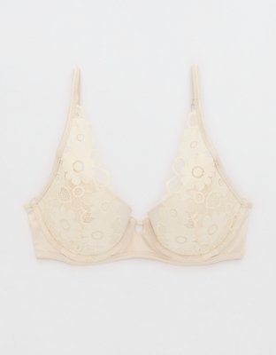 Show Off Plunge Push Up Real Lace Bra