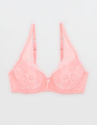 Show Off Plunge Push Up Real Lace Bra