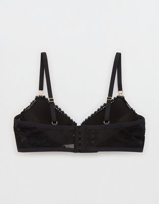 Show Off Lace Plunge Push Up Bra