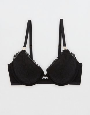 Show Off Lace Plunge Push Up Bra