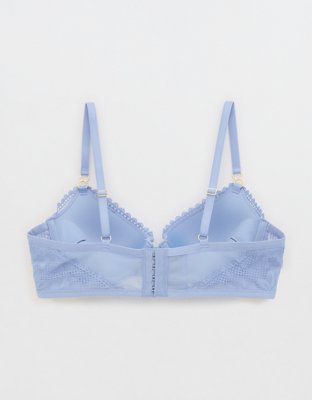 Show Off Lace Plunge Push Up Bra