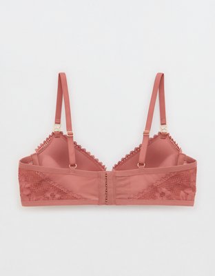 Show Off Lace Plunge Push Up Bra