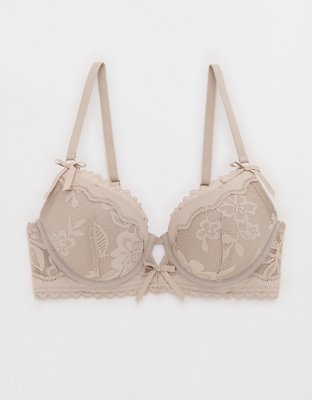 Show Off Feeling Femme Lace Plunge Push Up Bra