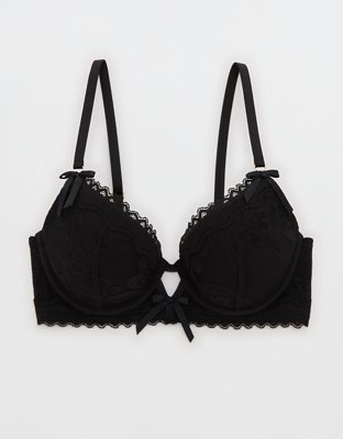 Show Off Feeling Femme Lace Plunge Push Up Bra