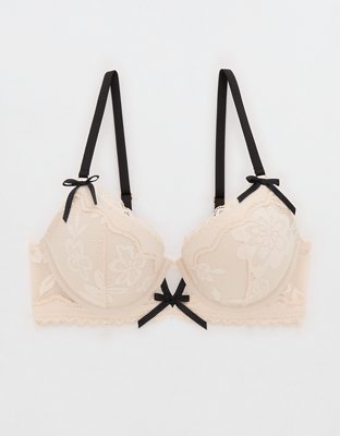 Show Off Feeling Femme Lace Plunge Push Up Bra