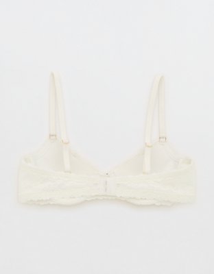 Show Off Vintage Lace Plunge Push Up Bra