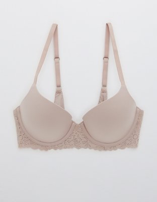 Sunnie Demi Push Up Blossom Lace Trim Bra
