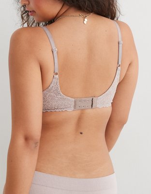 Sunnie Demi Push Up Blossom Lace Trim Bra