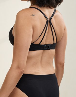 Sunnie Demi Push Up Bloom Lace Strappy Bra