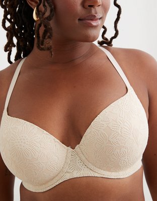 Sunnie Bra de Media Copa con Encaje Bloom, Pushup y Tiras