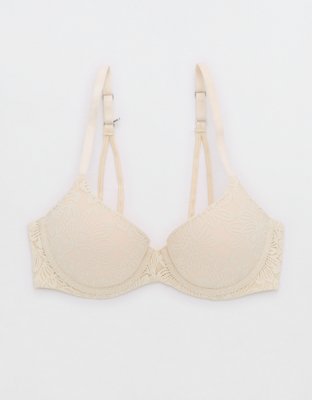 Sunnie Bra de Media Copa con Encaje Bloom, Pushup y Tiras