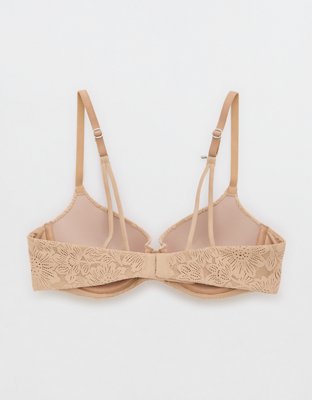 Sunnie Bloom Lace Strappy Demi Push Up Bra