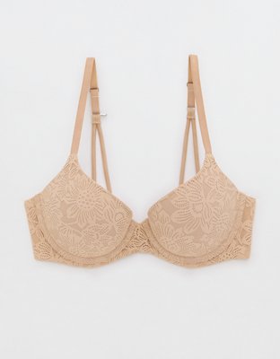 Sunnie Bloom Lace Strappy Demi Push Up Bra