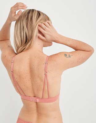 Aerie Real Sunnie Demi Push Up Blossom Lace Bra