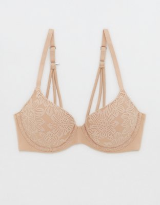Real Sunnie Bra con pushup de media copa y encaje Bloom